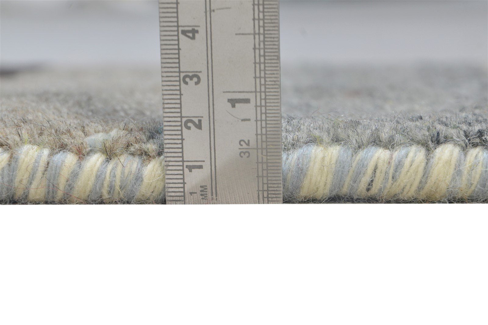 100% Wool Sand Rug 1' X 2' Tribal Hand Knotted Gabbeh Southwestern Small Carpet 7864499568789