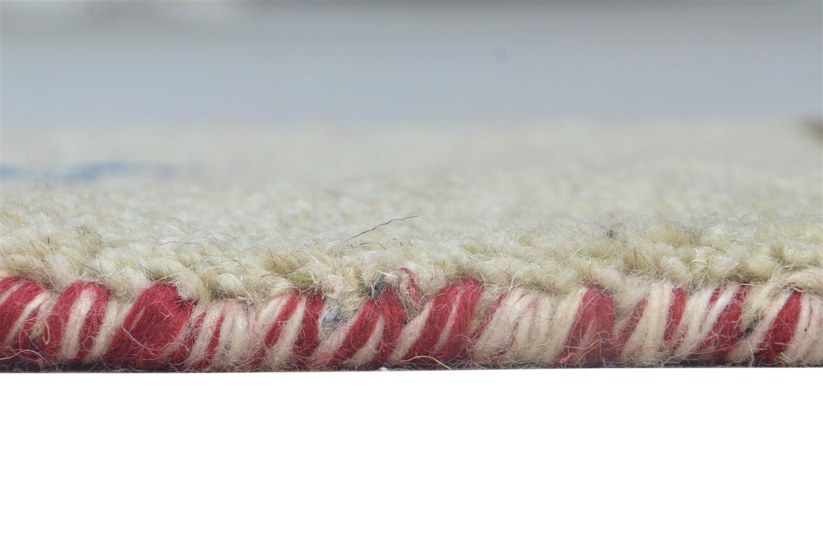 100% Wool Sand Rug 1' X 2' Tribal Hand Knotted Gabbeh Southwestern Small Carpet 7864499896469