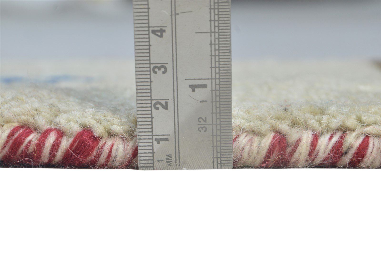 100% Wool Sand Rug 1' X 2' Tribal Hand Knotted Gabbeh Southwestern Small Carpet 7864499896469