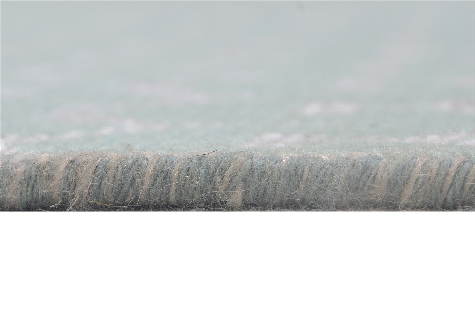 100% Wool, Viscose (Art Silkette, Not Real Art Silk) Blue Rug 8X10 Modern Hand Knotted Scandinavian 7864345100437