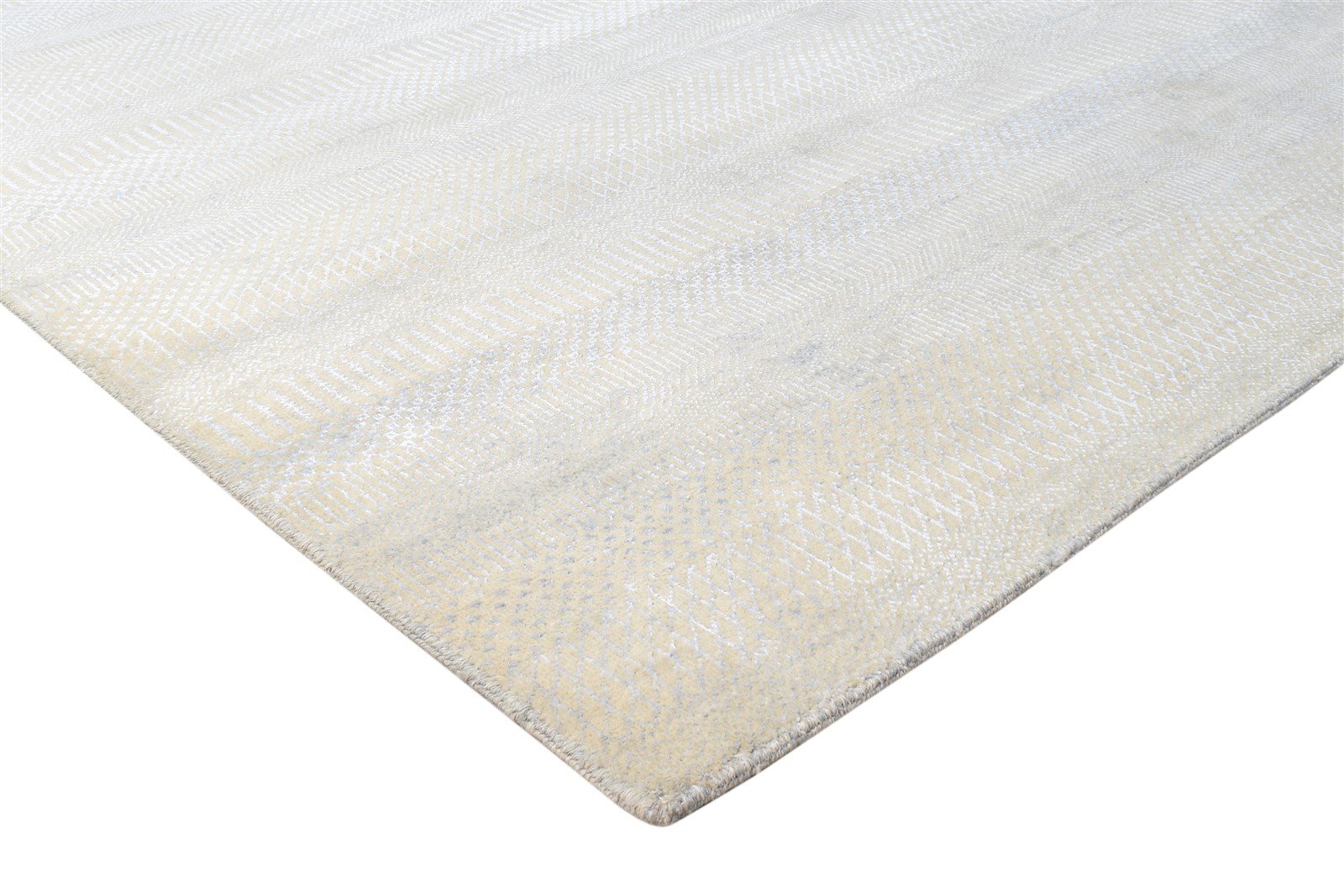 10X13 Rug Wool Beige Modern Hand Knotted Agra Grass Trellis Extra Large Carpet 7865146179733