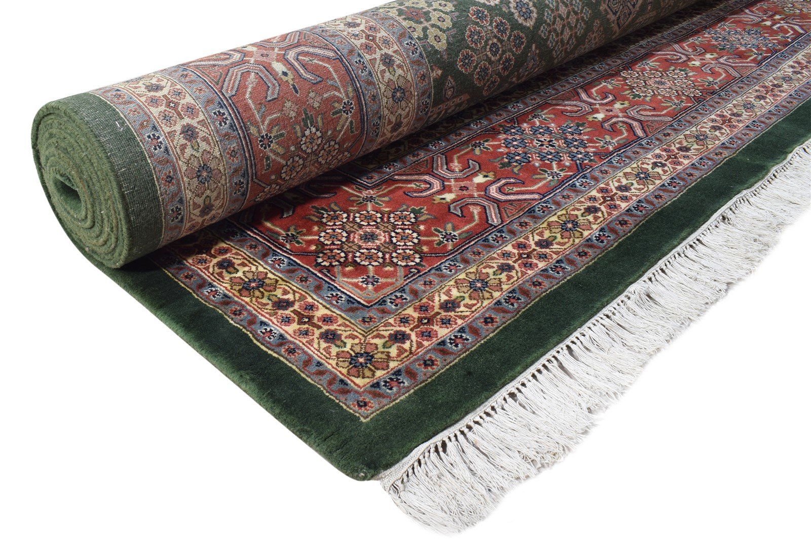 10X14 Rug Wool Green Persian Hand Knotted Bokhara Oriental Extra Large Carpet 7864654594197