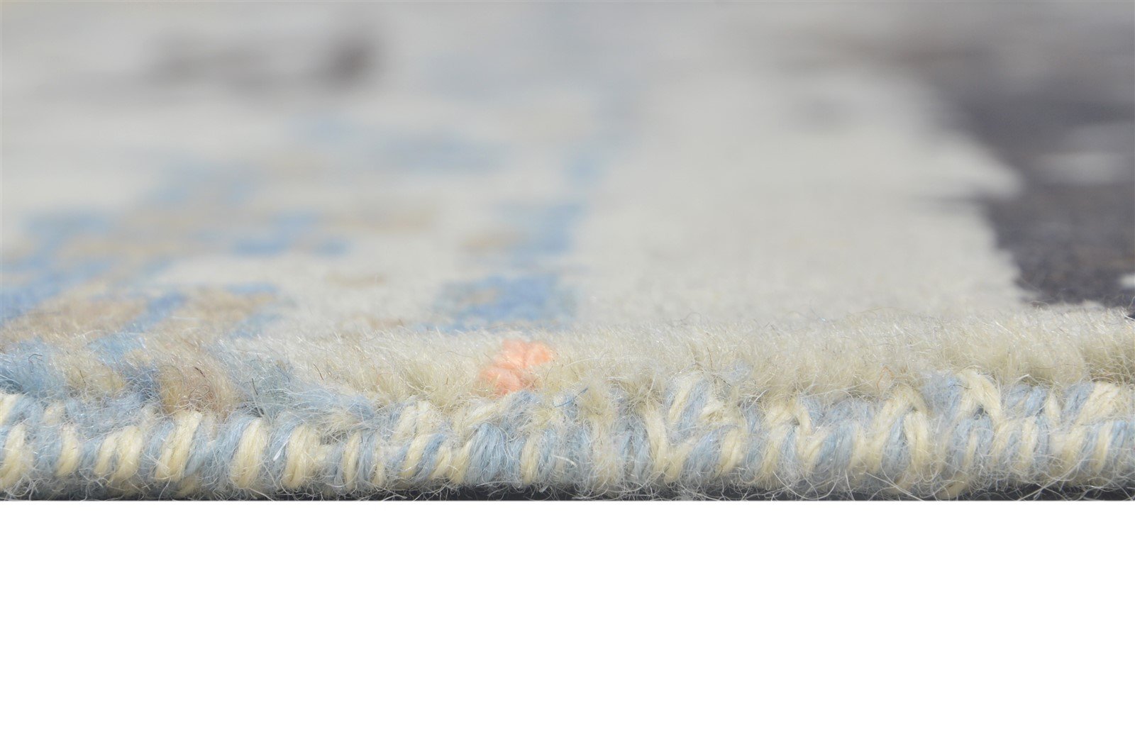 10X14 Rug Wool / Silk Blue Modern Hand Knotted American Abstract Extra Large 7864616943765