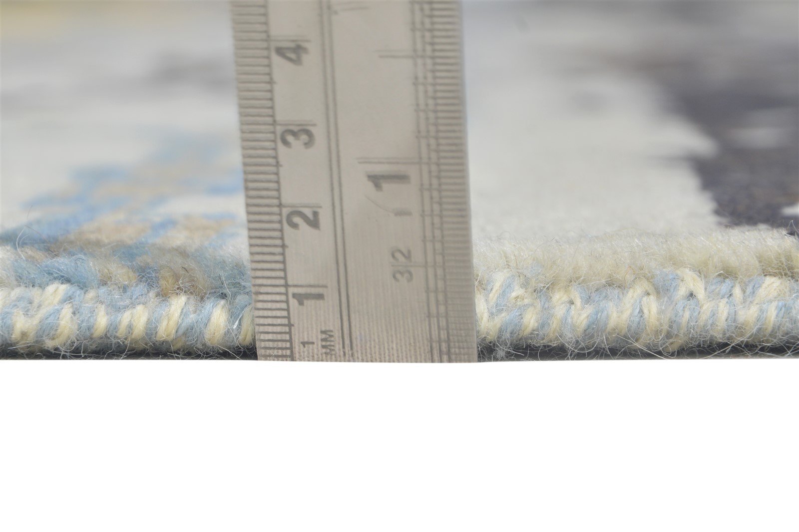 10X14 Rug Wool / Silk Blue Modern Hand Knotted American Abstract Extra Large 7864616943765