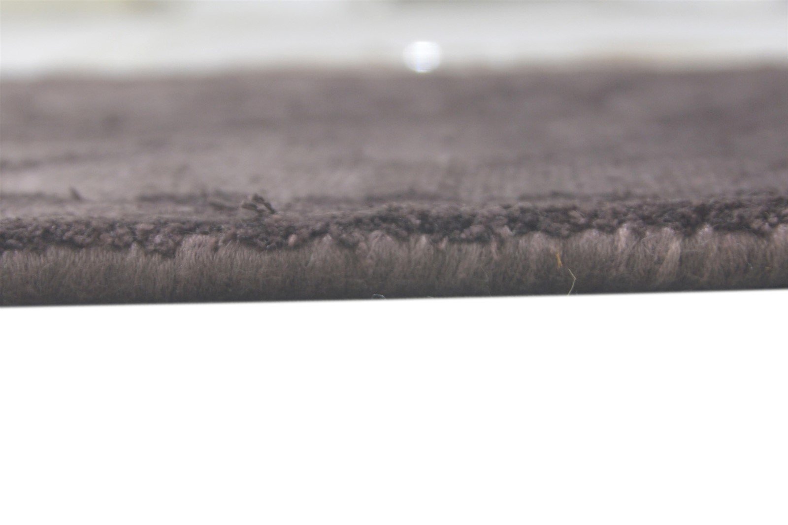 Charcoal Silk Rug 2' X 3' Modern Handloom French Floral Small Carpet Area Rug
