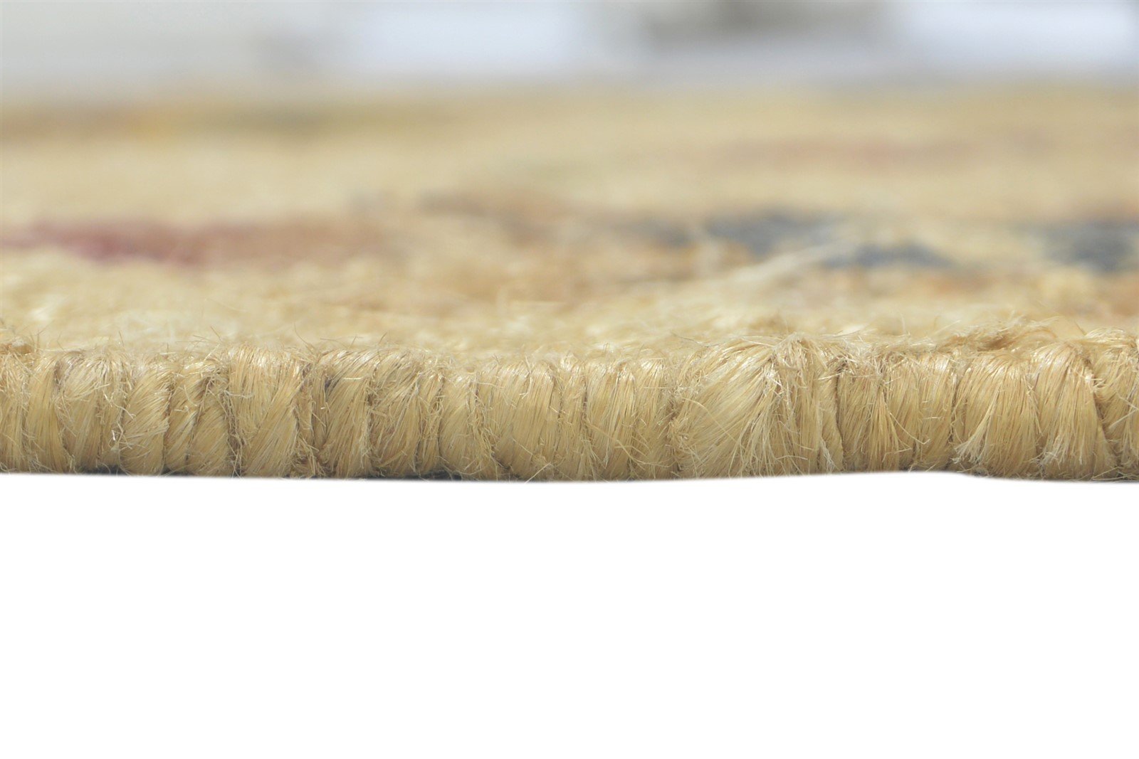 Jute Beige Rug 5' X 8' Persian Hand Knotted Oushak Oriental Room Size Carpet Area Rug