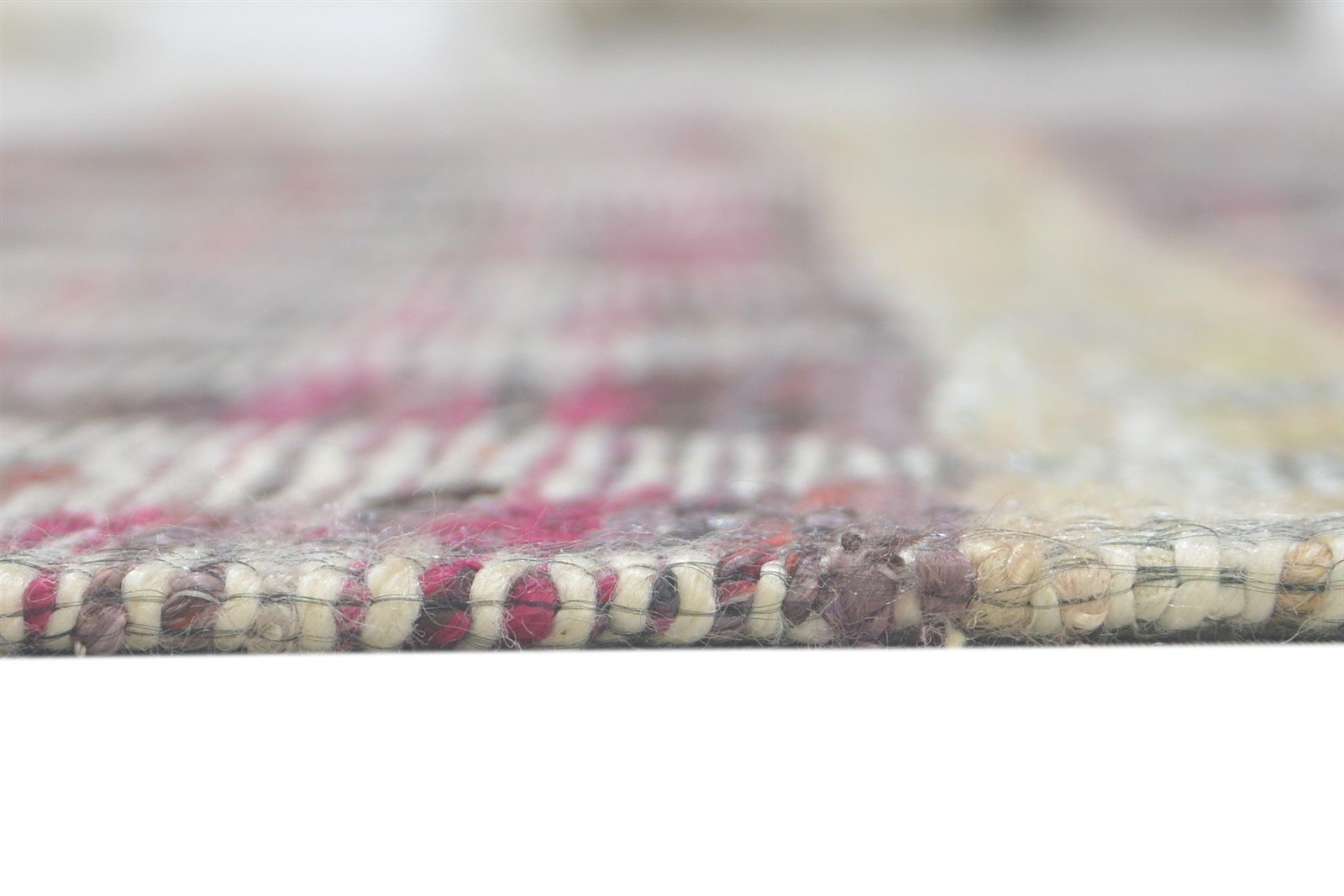 Jacquard Loom Grey Silk Rug 5' X 8' Modern French Chevron Room Size Carpet Area Rug