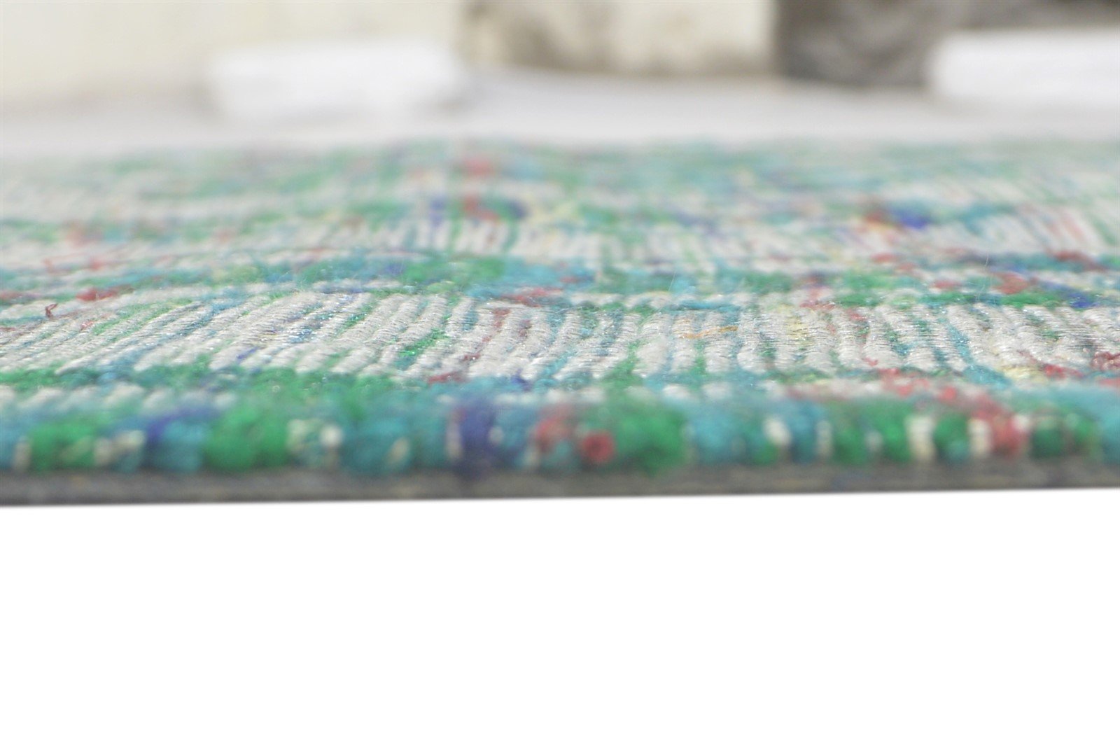 5' X 8' Rug Silk Grey Modern Jacquard Loom Scandinavian Floral Room Size Carpet Area Rug