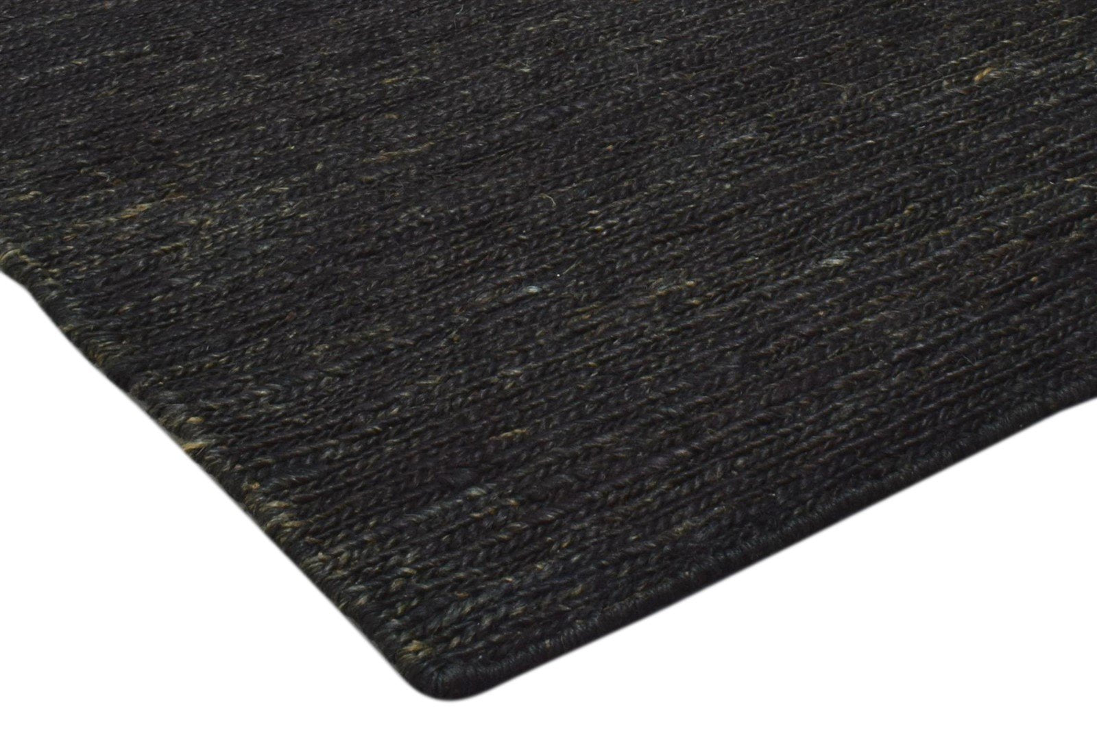 2' X 3' Rug Jute Charcoal Modern Hand Knotted Scandinavian Solid Small Carpet Area Rug