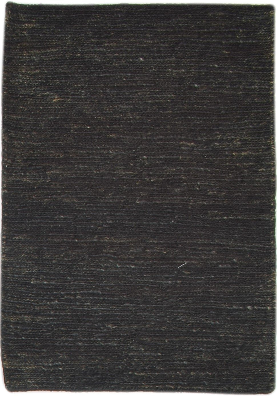 2' X 3' Rug Jute Charcoal Modern Hand Knotted Scandinavian Solid Small Carpet Area Rug