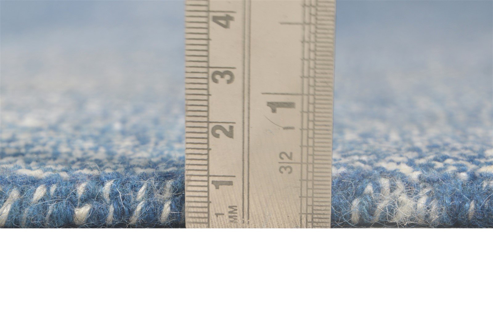 12X15 Rug Wool Blue Modern Hand Knotted Agra Grass Trellis Extra Large Carpet 7864615633045