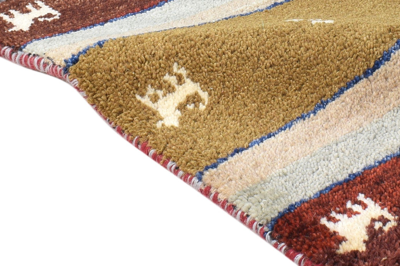 Mallissa 1X2 Rug Wool Multi Color Persian Hand Knotted Southwestern Tribal 7865182945429