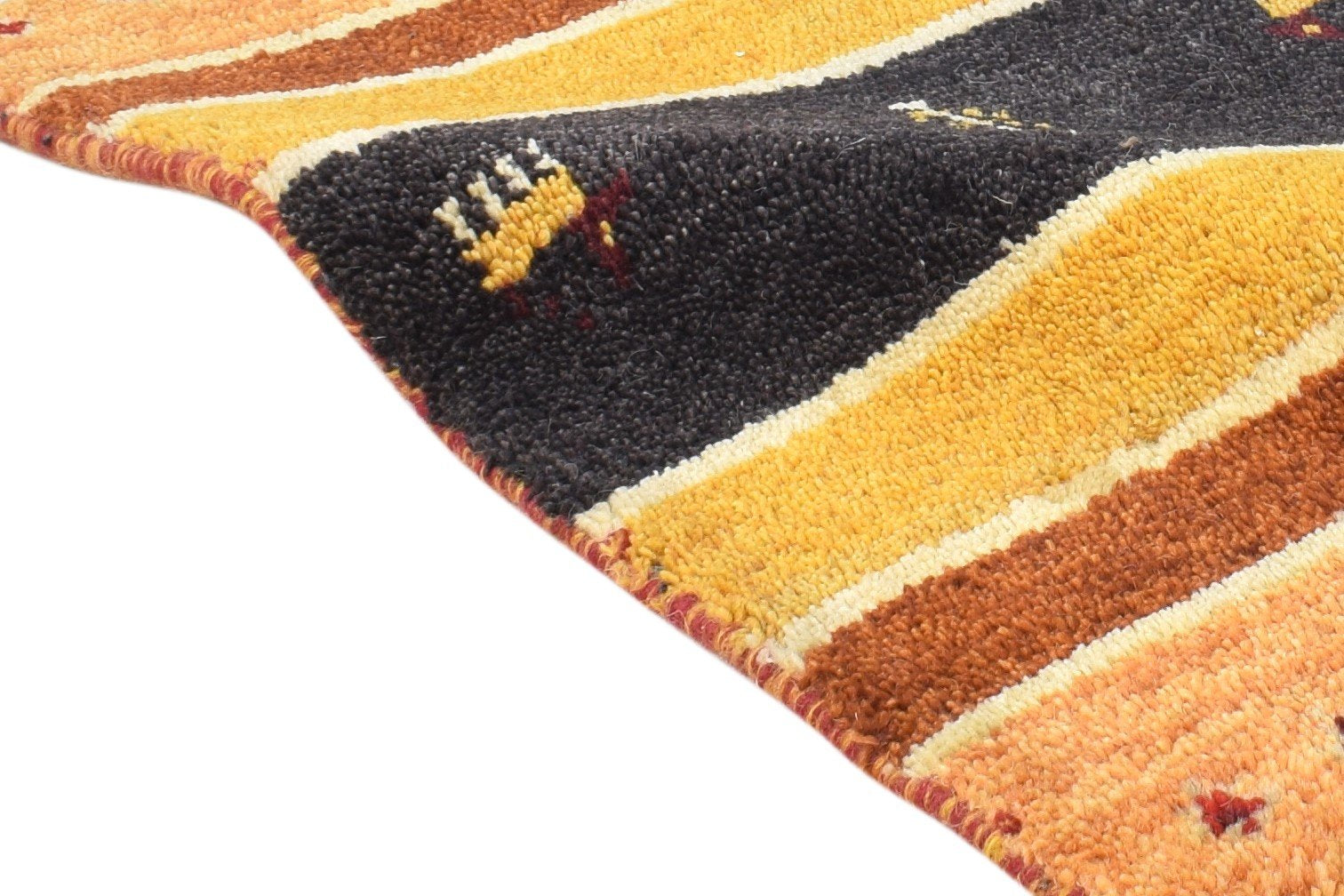 Aggy 1X2 Rug Wool Multi Color Southwestern Hand Knotted American Tribal 7865088639125