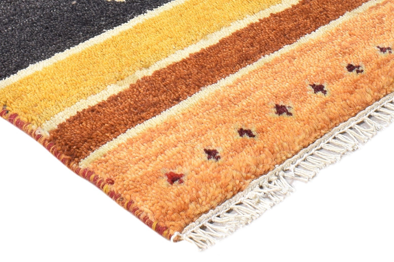 Aggy 1X2 Rug Wool Multi Color Southwestern Hand Knotted American Tribal 7865088639125
