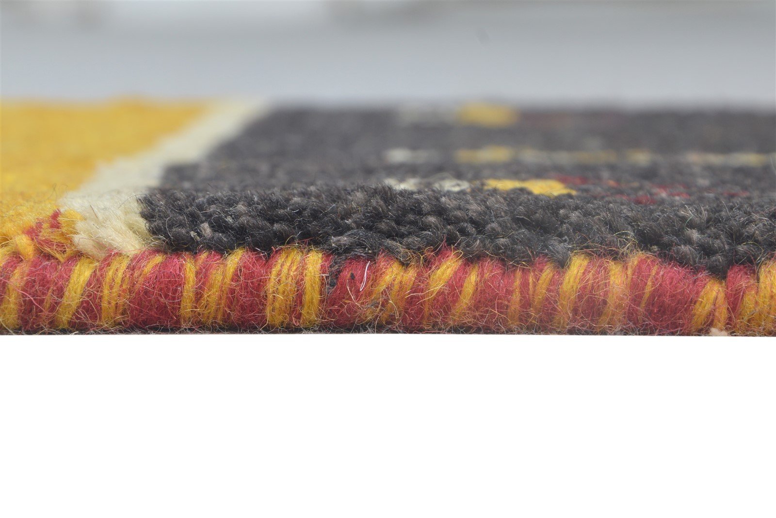 Aggy 1X2 Rug Wool Multi Color Southwestern Hand Knotted American Tribal 7865088639125