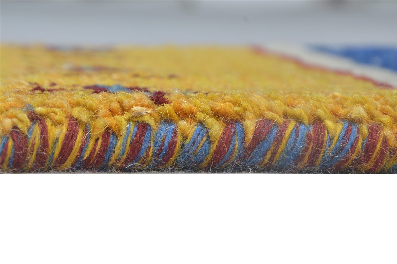 1X2 Rug Wool Multi Color Southwestern Hand Knotted Gabbeh Tribal Small Carpet 7865099714709