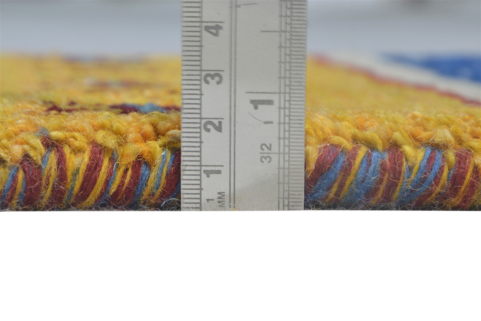 1X2 Rug Wool Multi Color Southwestern Hand Knotted Gabbeh Tribal Small Carpet 7865099714709