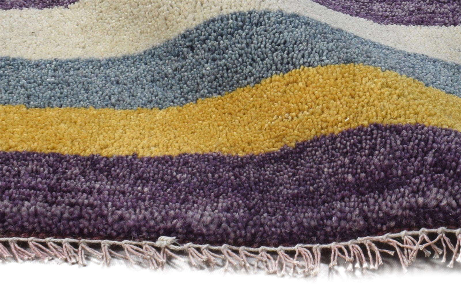 1X2 Rug Wool Multi Color Southwestern Hand Knotted Gabbeh Tribal Small Carpet 7865098961045
