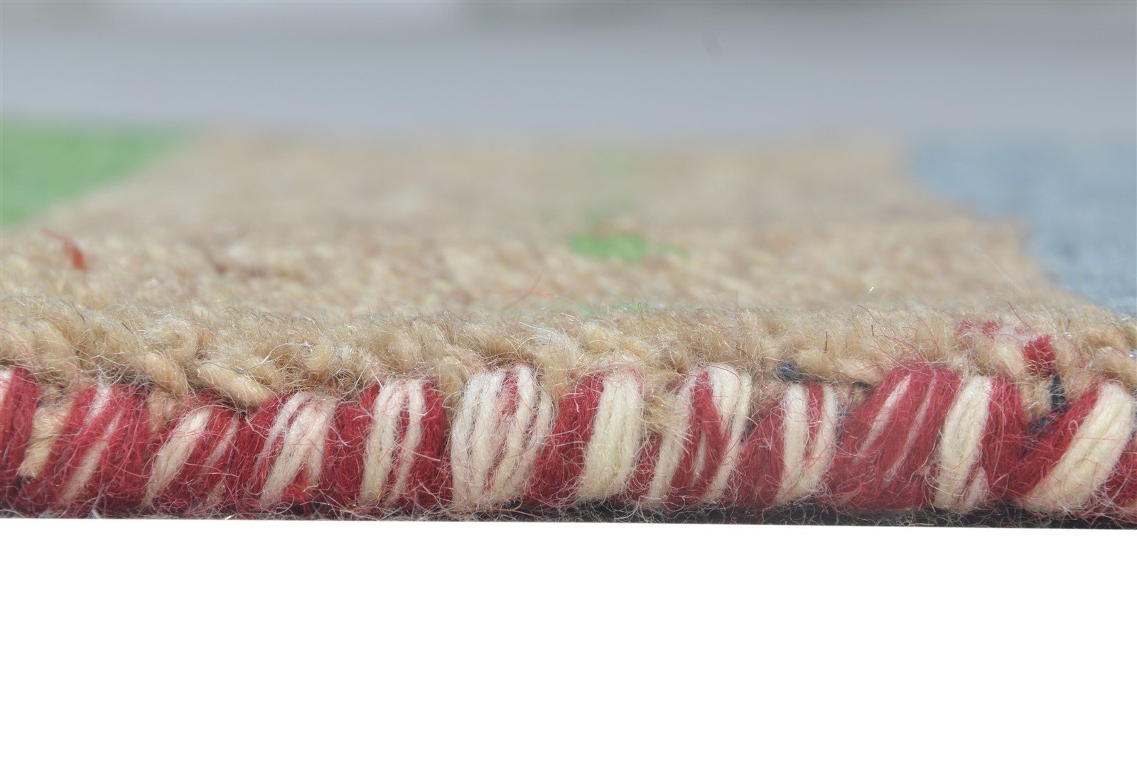 1X2 Rug Wool Multi Color Southwestern Hand Knotted Gabbeh Tribal Small Carpet 7865100370069