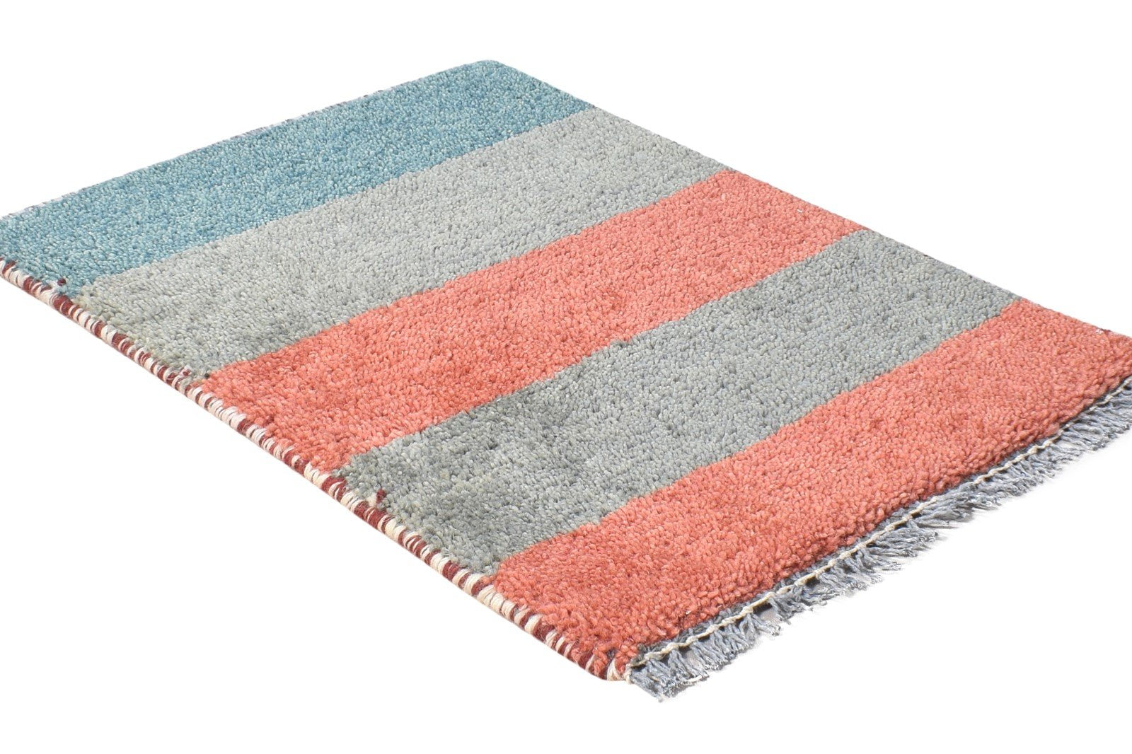Audrye 1X2 Rug Wool Multi Color Tribal Hand Knotted Gabbeh Southwestern 7864504025237