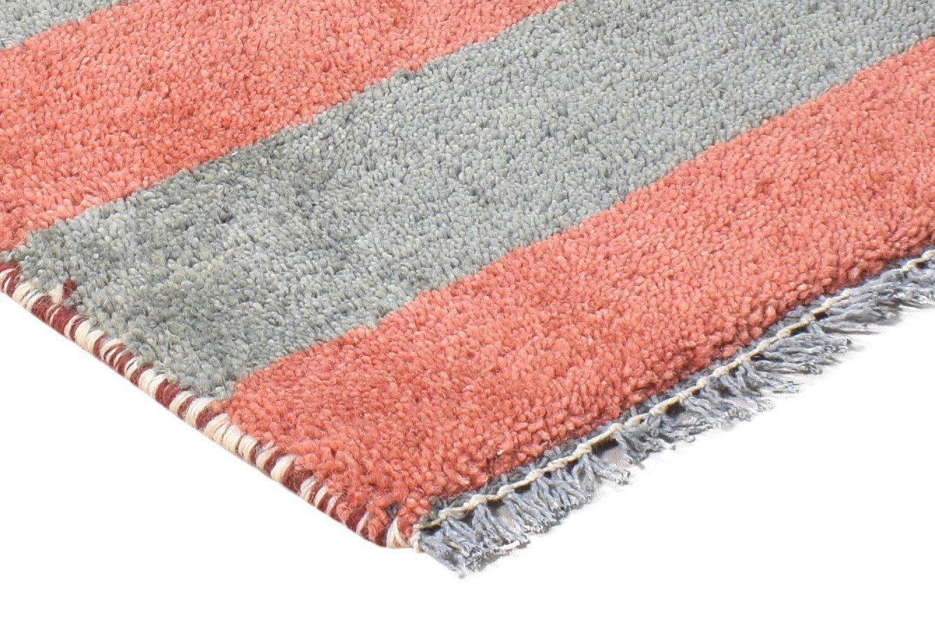 Audrye 1X2 Rug Wool Multi Color Tribal Hand Knotted Gabbeh Southwestern 7864504025237