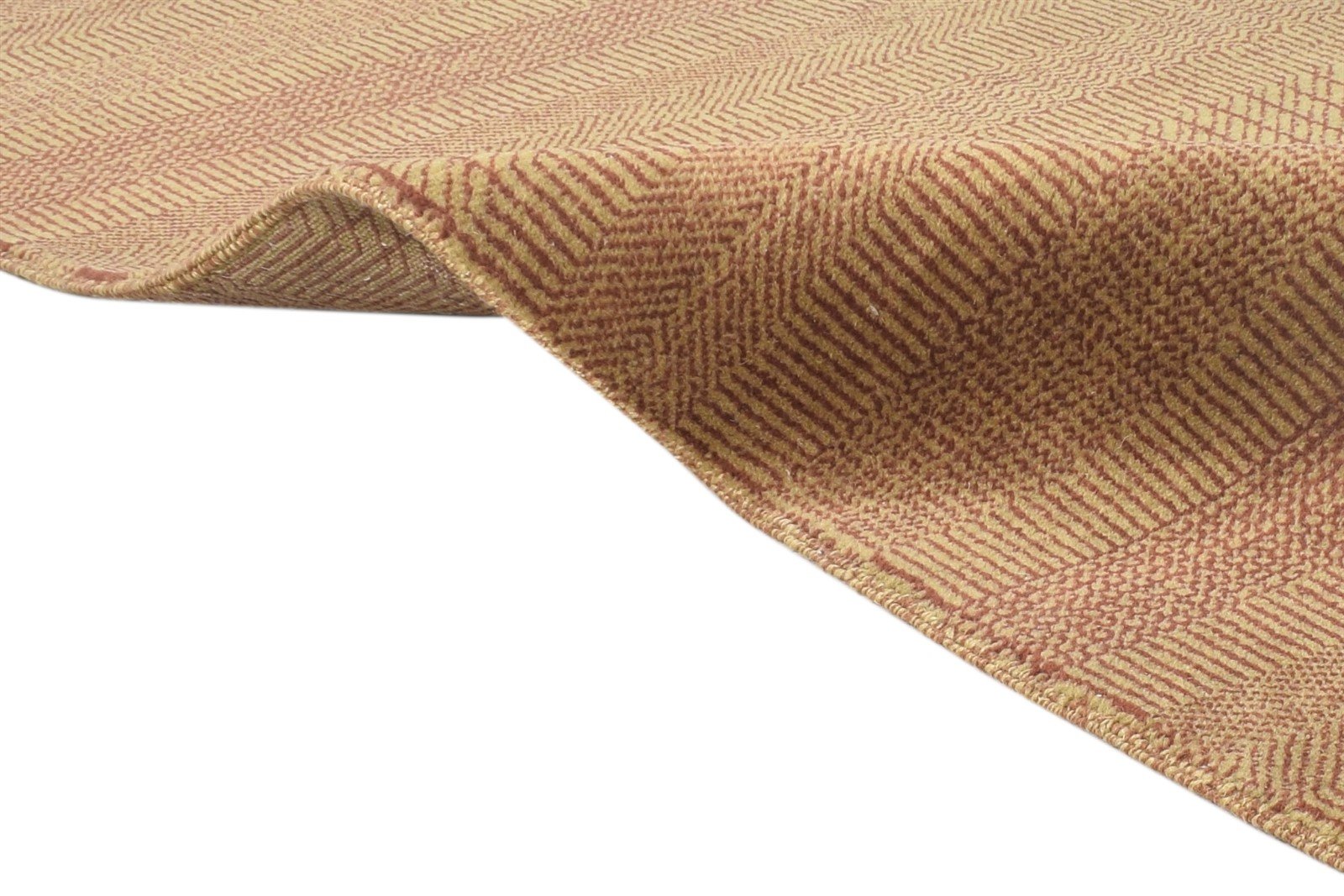2'6 X 15' Rug Wool Rust Modern Hand Knotted Agra Grass Trellis Small Runner 7865148571797