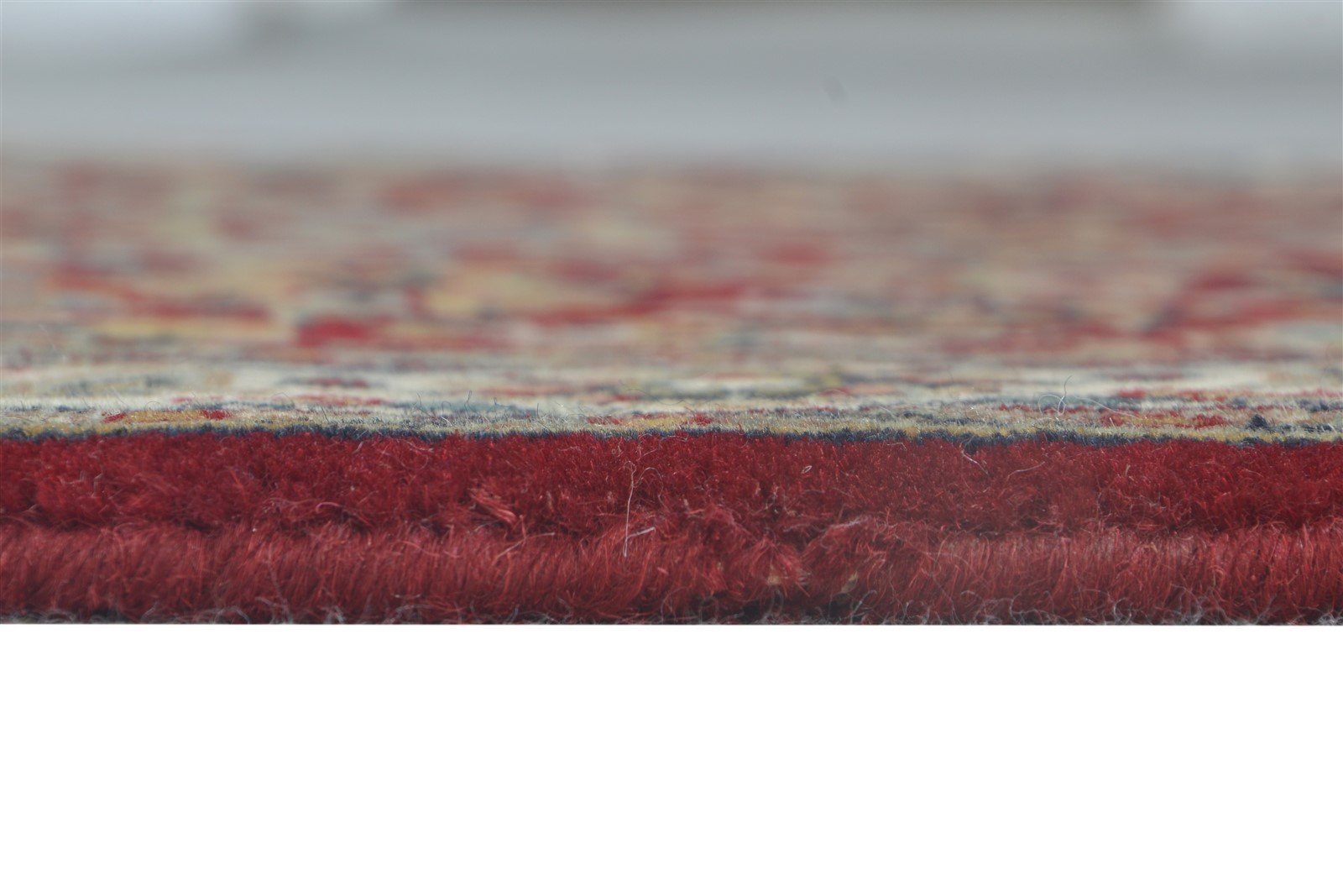 2'6 X 5' Rug Wool Red Persian Hand Knotted Nain Oriental Small Carpet 7864678973589