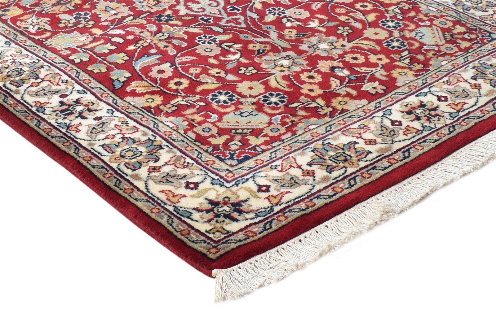 2'6 X 5' Rug Wool Red Persian Hand Knotted Nain Oriental Small Carpet 7864678973589
