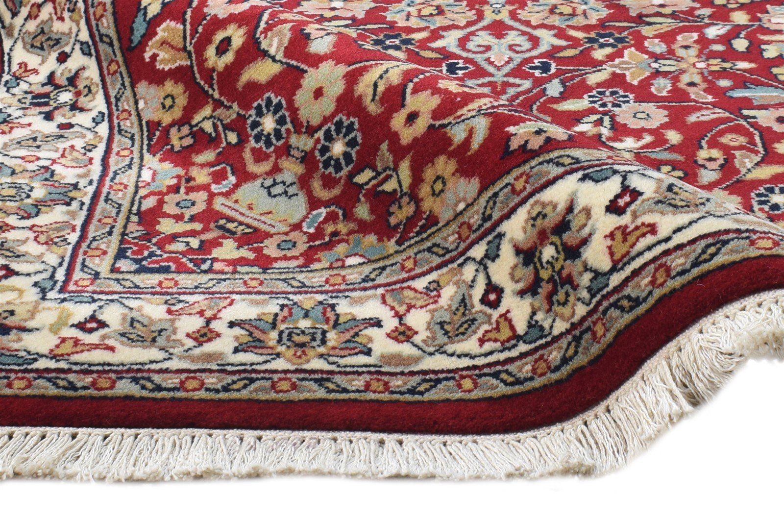 2'6 X 5' Rug Wool Red Persian Hand Knotted Nain Oriental Small Carpet 7864678973589