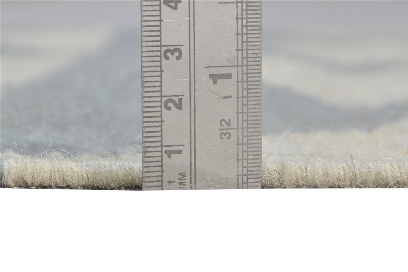 2'6 X 7' Rug Wool Grey Modern Dhurrie American Triangles Small Runner 7864672649365