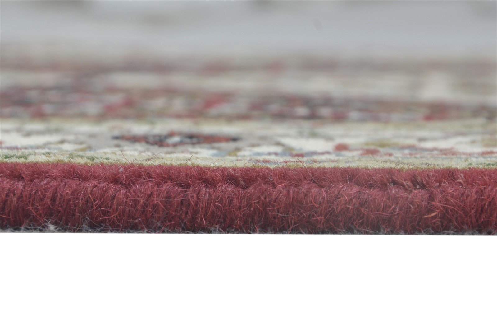 2'6 X 7' Rug Wool Red Persian Hand Knotted Tabriz Medallion Small Runner 7864680448149