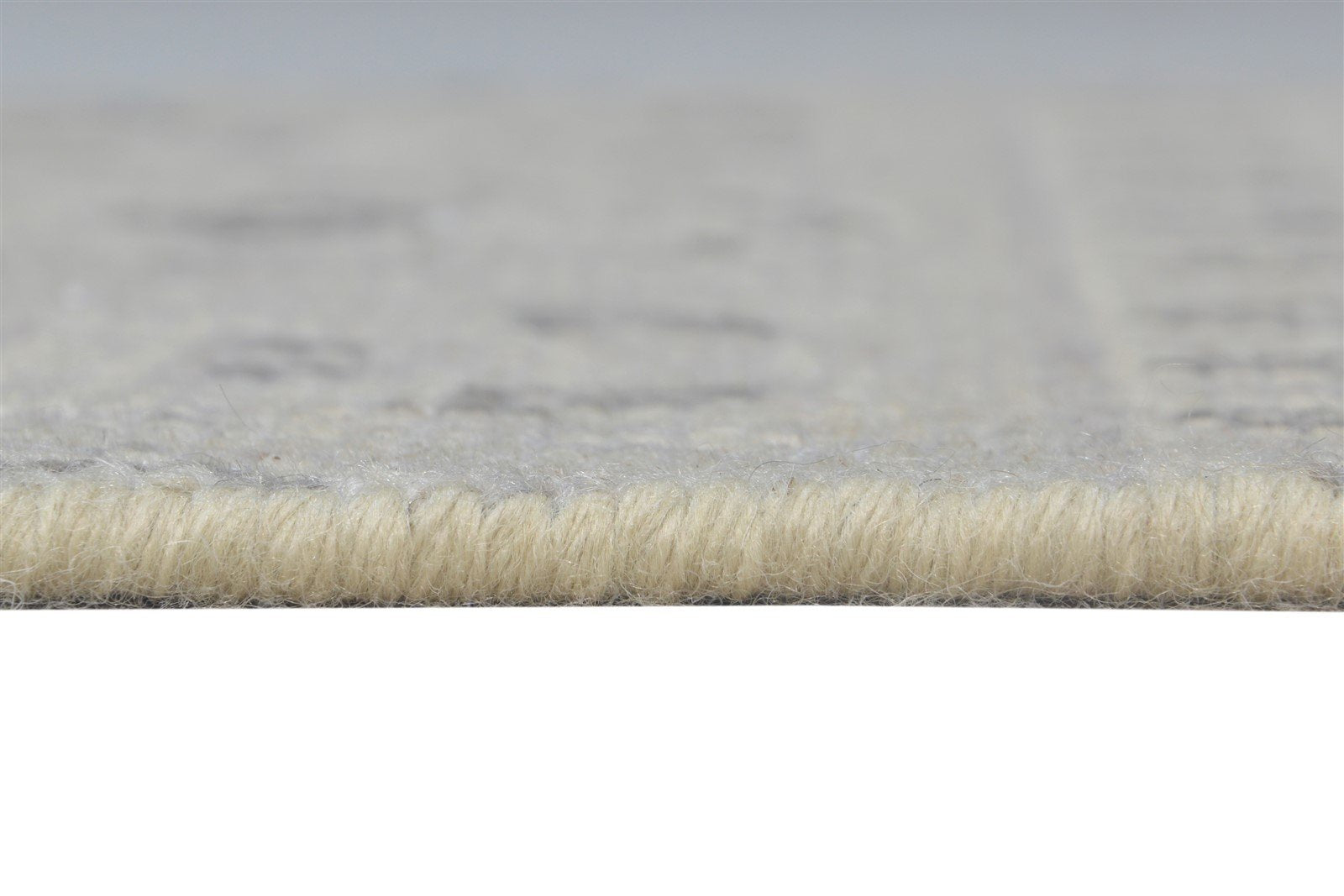 2' X 2' Rug Wool Beige Persian Hand Knotted Bokhara Oriental Small Carpet 7865161875605
