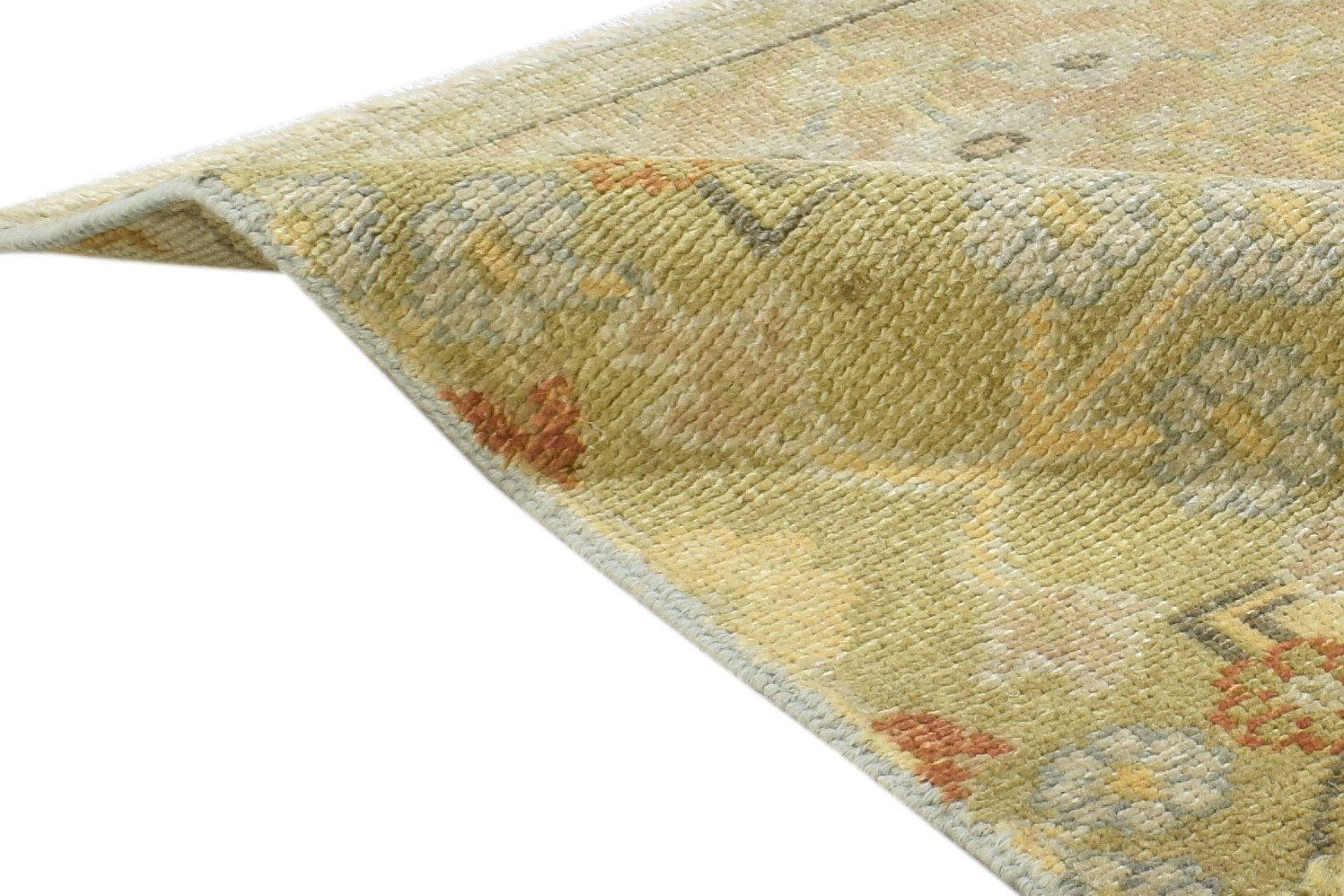 2' X 2' Rug Wool Gold Persian Hand Knotted Bakhtiari Oriental Small Carpet 7864846909589