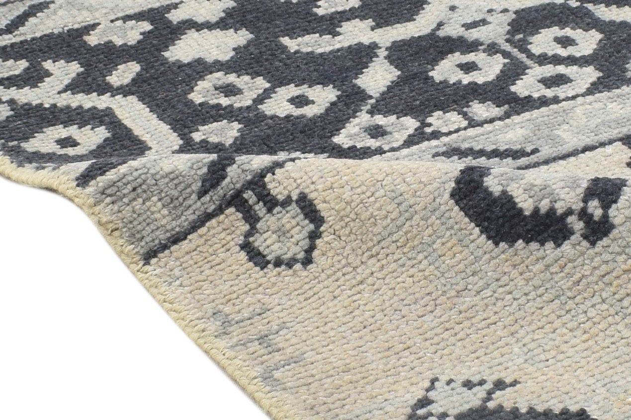 2' X 2' Rug Wool Grey Persian Hand Knotted Bokhara Oriental Small Carpet 7864120311957