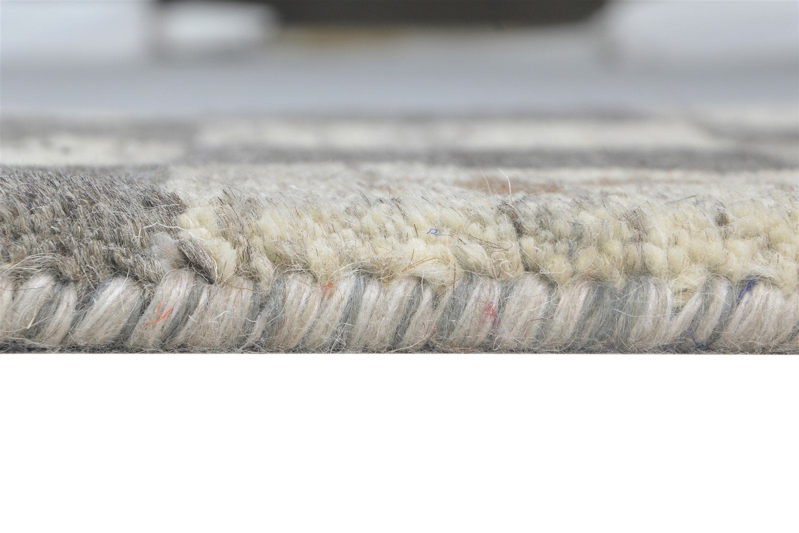 2' X 2' Rug Wool Grey Southwestern Hand Knotted Gabbeh Tribal Small Carpet 7865102205077