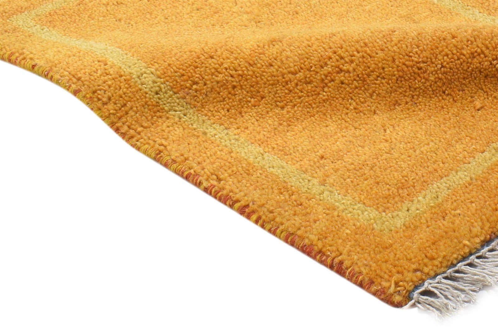 2' X 2' Rug Wool Rust Persian Hand Knotted Gabbeh Southwestern Small Carpet 7864824365205
