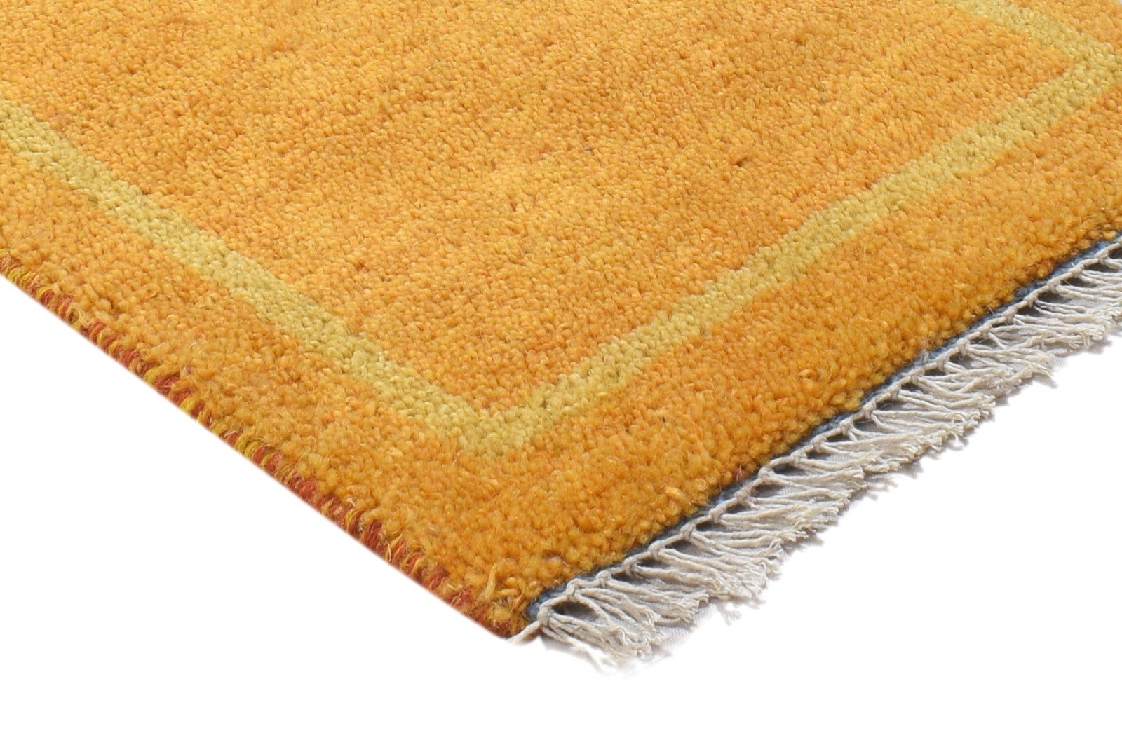 2' X 2' Rug Wool Rust Persian Hand Knotted Gabbeh Southwestern Small Carpet 7864824365205