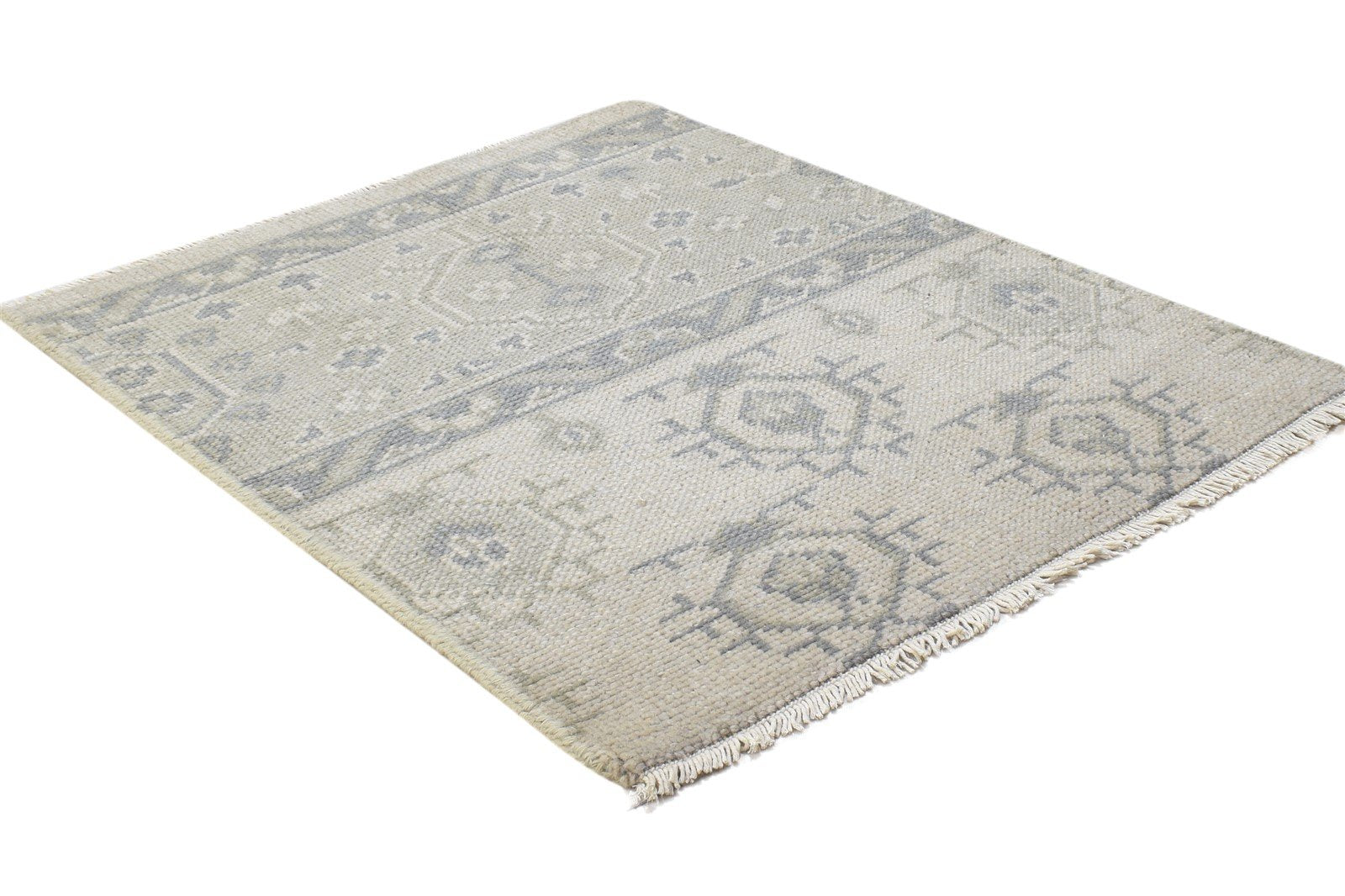 2' X 2' Rug Wool Sand Persian Hand Knotted Bokhara Oriental Small Carpet 7864838488213