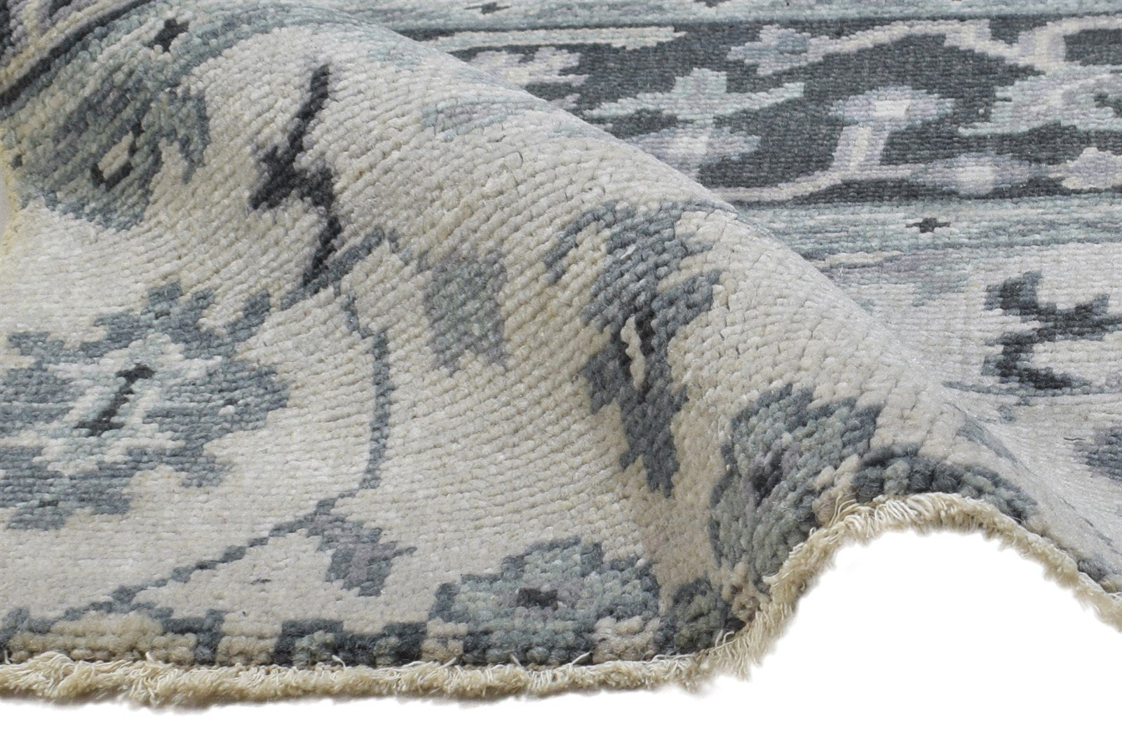 2' X 2' Rug Wool Sand Persian Hand Knotted Oushak Oriental Small Carpet 7864848580757