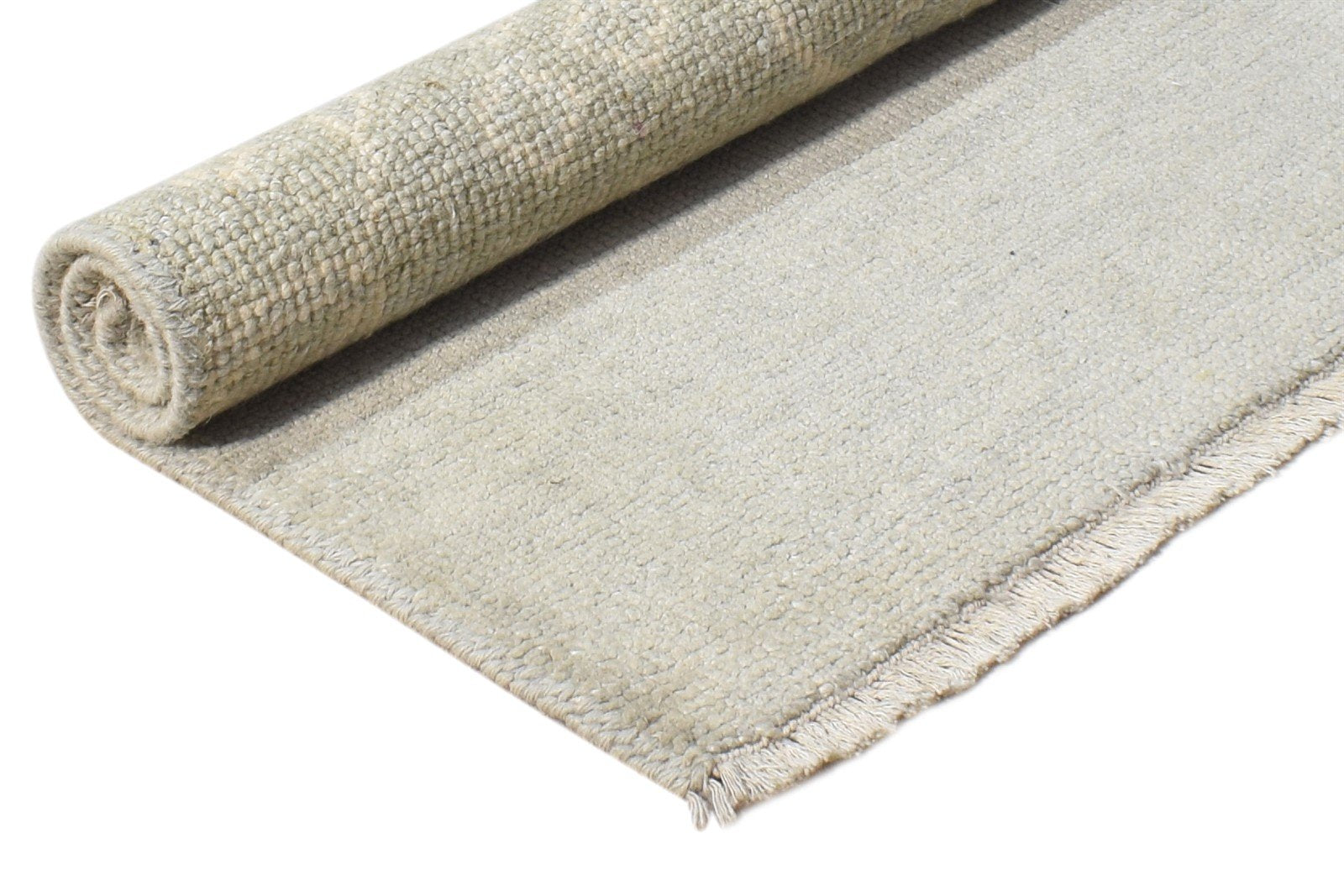 2' X 2' Rug Wool Silk Grey Persian Hand Knotted Oushak Oriental Small Carpet 7865151553685