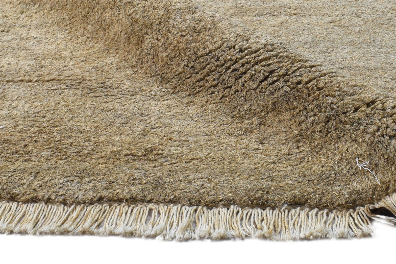 2' X 3' Rug Hemp Beige Modern Hand Knotted Scandinavian Solid Small Carpet 7865141624981