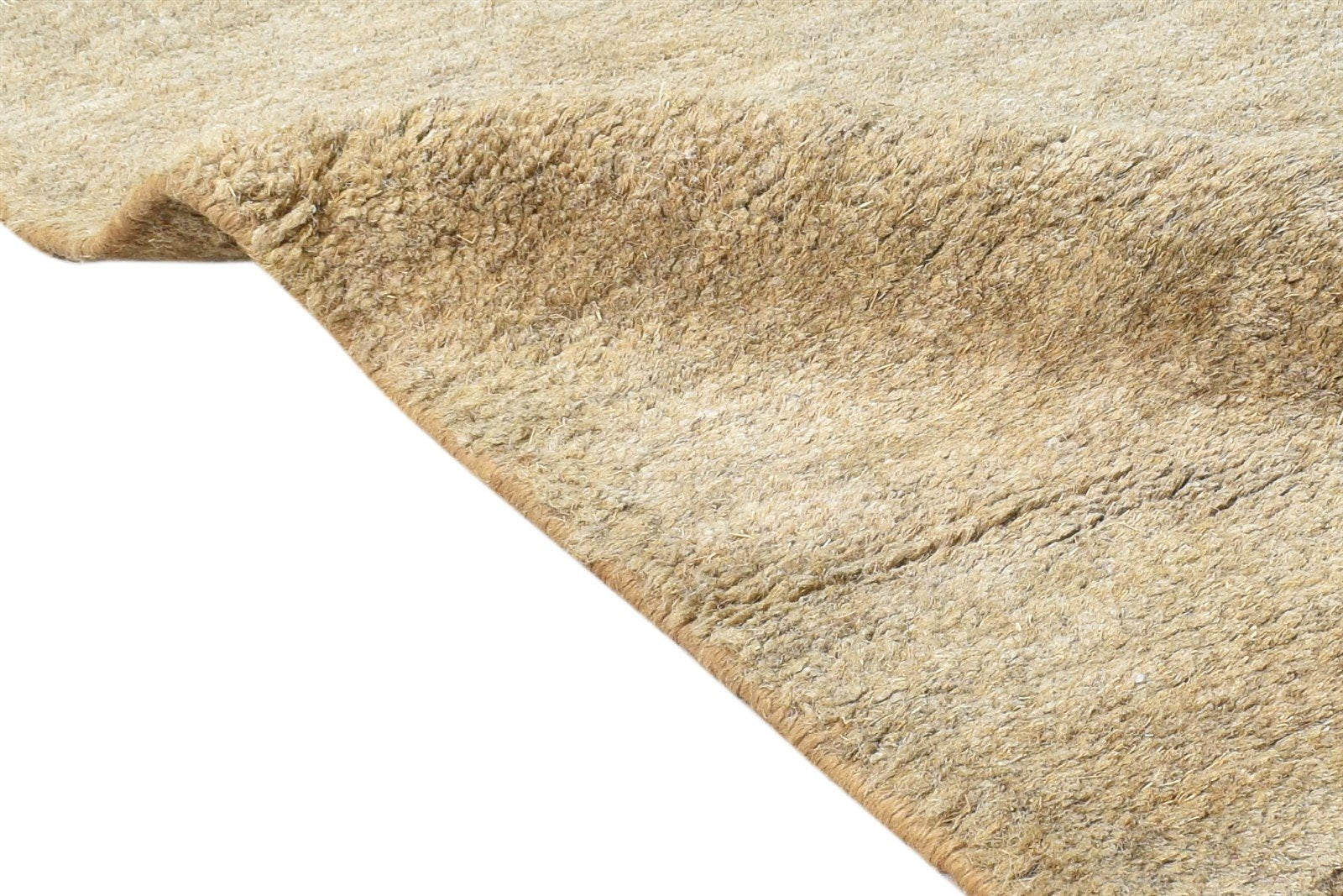 2' X 3' Rug Hemp Beige Modern Hand Knotted Scandinavian Solid Small Carpet 7865141624981