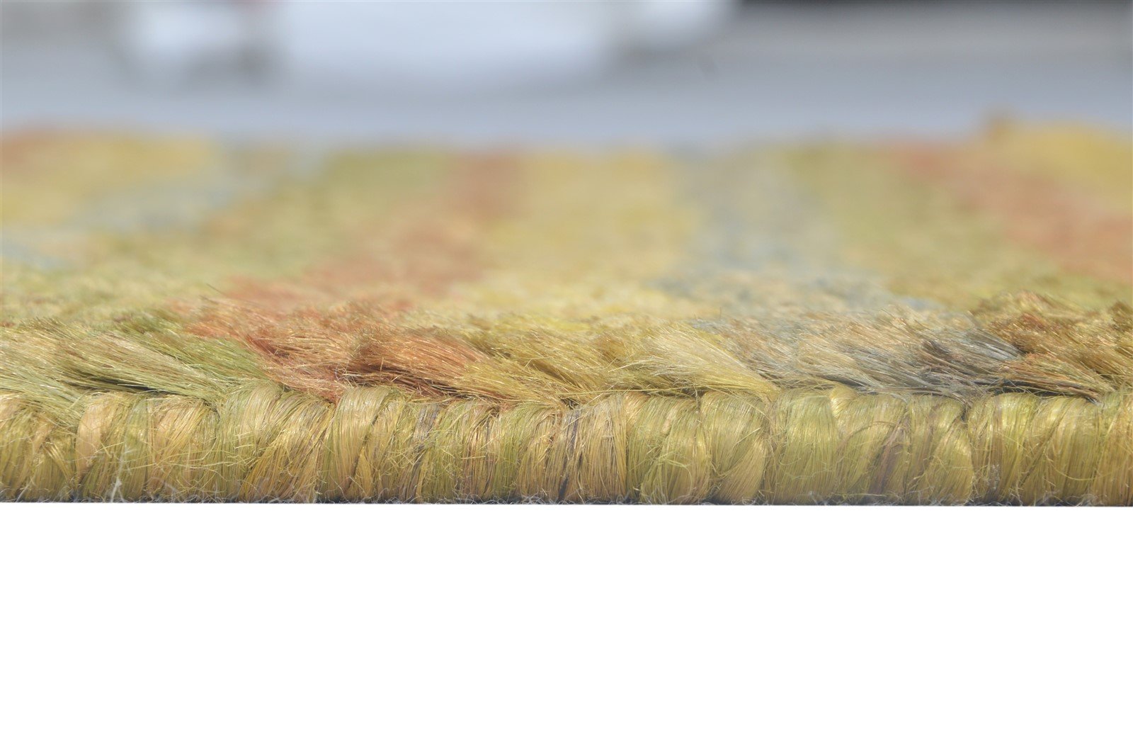2' X 3' Rug Hemp Brown Modern Hand Knotted American Abstract Small Carpet 7865141231765