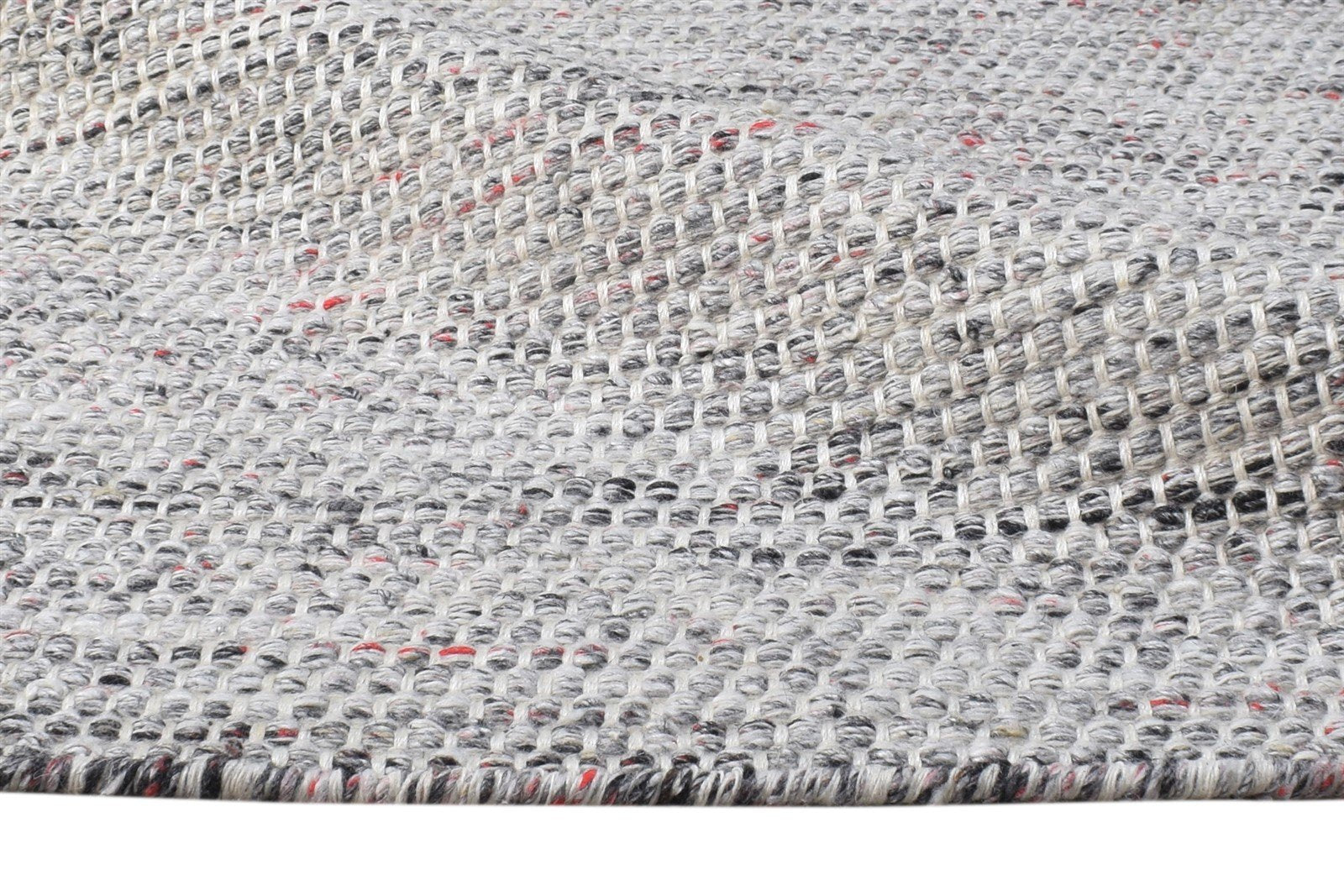 2' X 3' Rug Pet Yarn Grey Modern Flatweave Scandinavian Solid Small Carpet 7865136840853