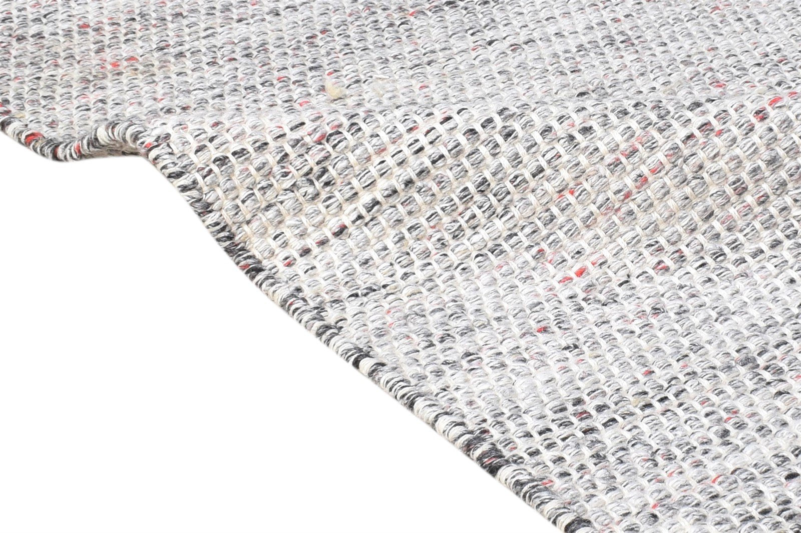 2' X 3' Rug Pet Yarn Grey Modern Flatweave Scandinavian Solid Small Carpet 7865136840853