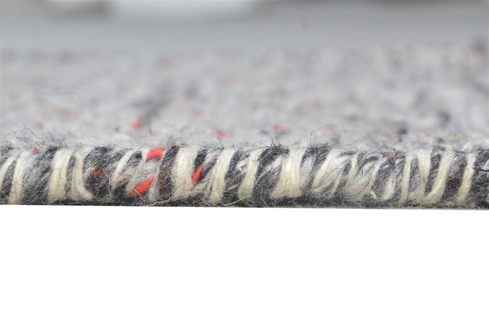 2' X 3' Rug Pet Yarn Grey Modern Flatweave Scandinavian Solid Small Carpet 7865136840853