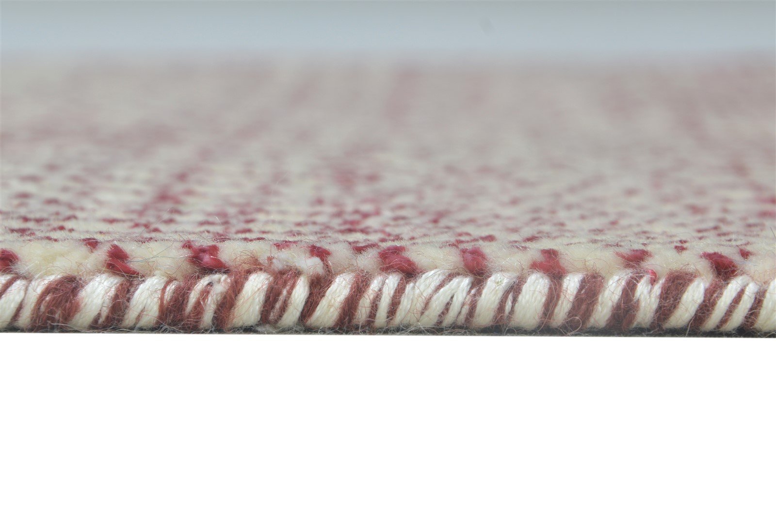 2' X 3' Rug Silk Red Modern Hand Knotted Scandinavian Grass Trellis Small Carpet 7864216584341
