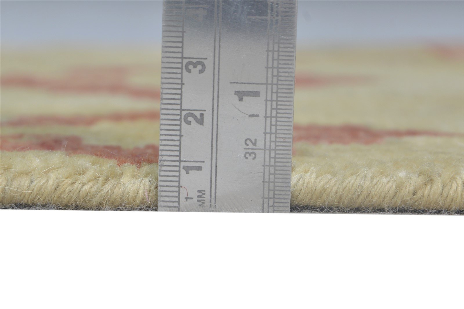 2' X 3' Rug Wool Beige Persian Hand Knotted Oushak Oriental Small Carpet 7865143885973