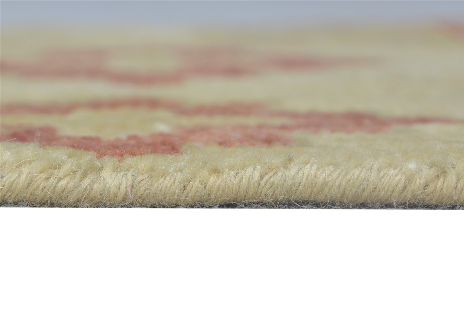 2' X 3' Rug Wool Beige Persian Hand Knotted Oushak Oriental Small Carpet 7865143885973