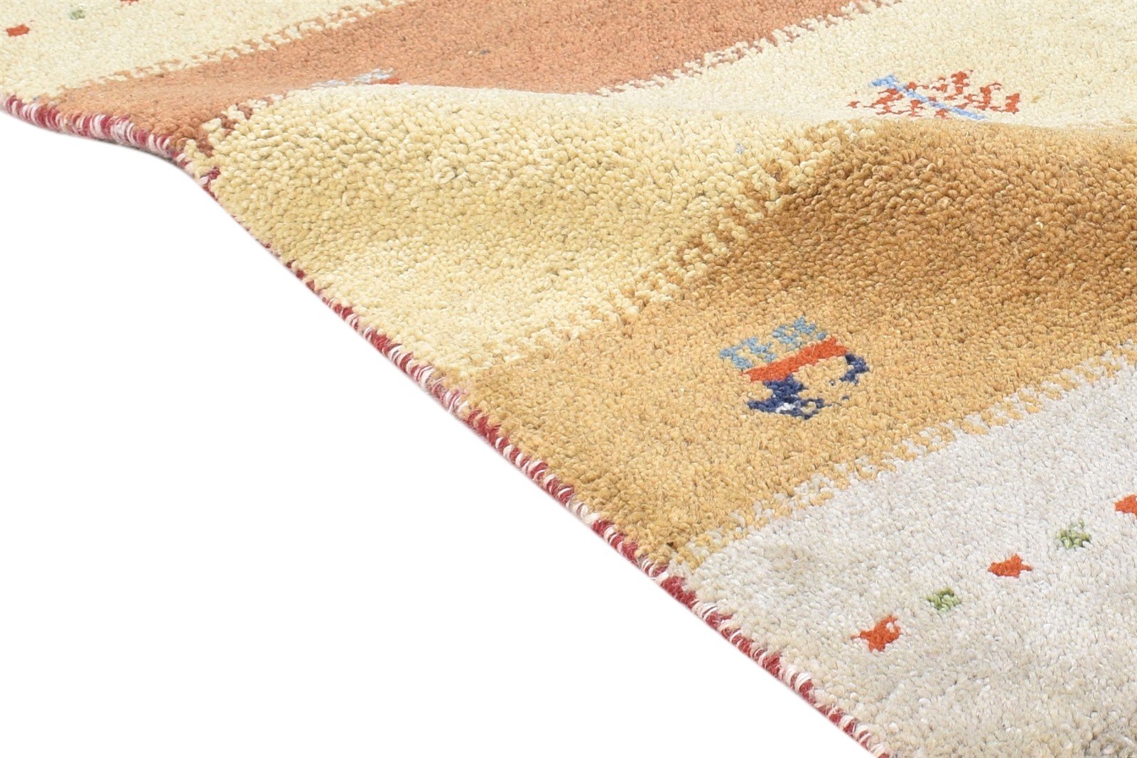 2' X 3' Rug Wool Beige Southwestern Hand Knotted American Tribal Small Carpet 7865061507221